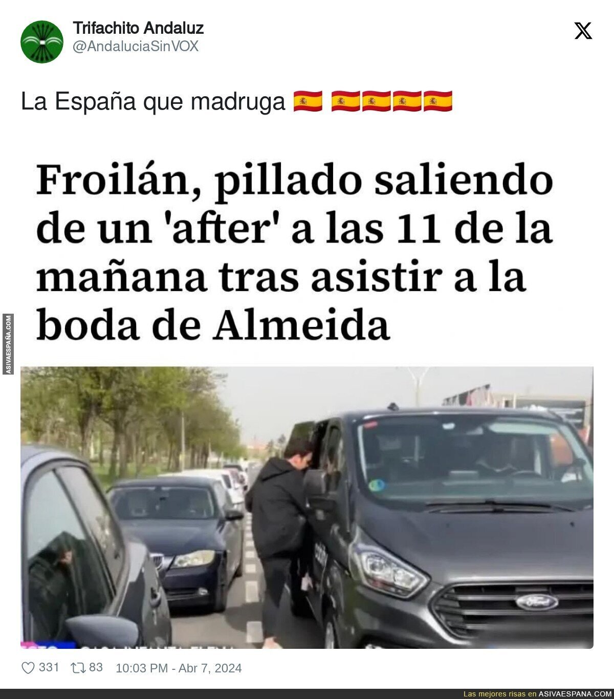 Así es la vida de Froilán