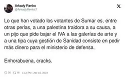 Disfruten lo votado con Sumar