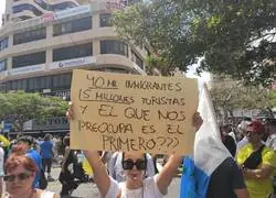 Una pancarta que lo dice todo