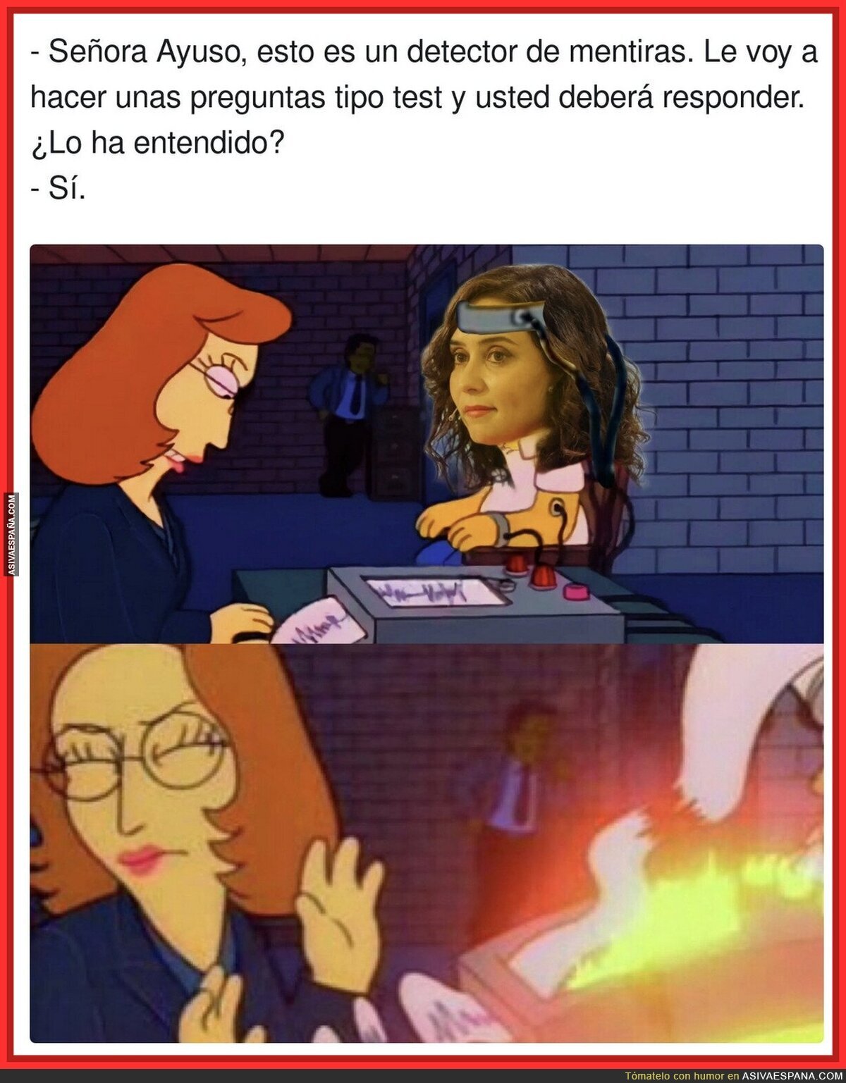 Ayuso tiene problemas para decir la verdad