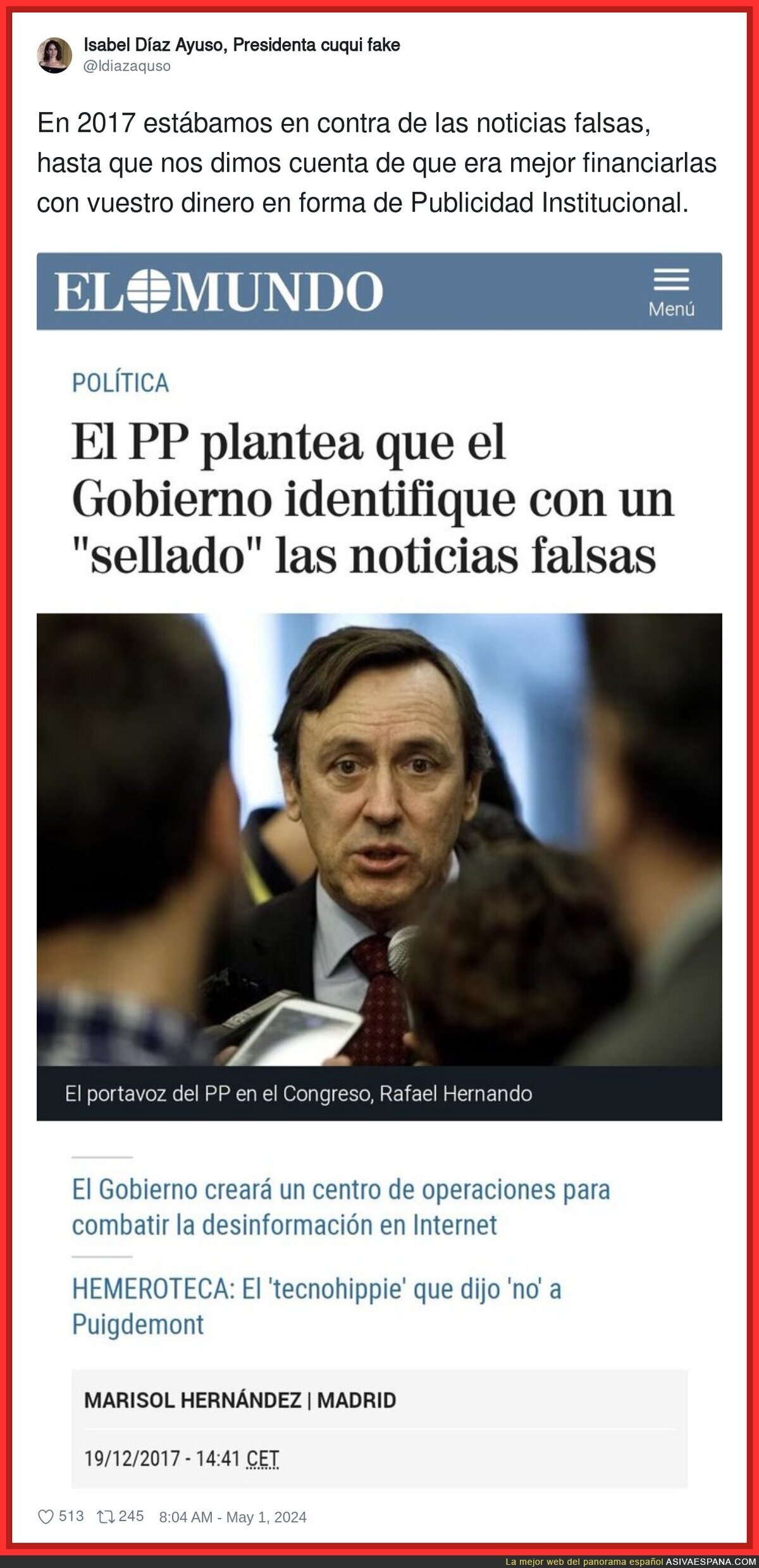 El problema que hay con las noticias falsas