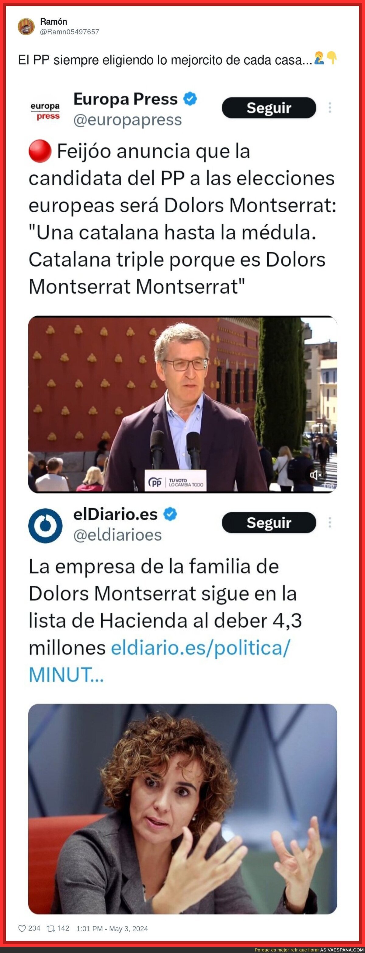 Buen ojo el que tiene el PP