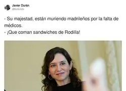 Ayuso tiene la solución con Rodilla