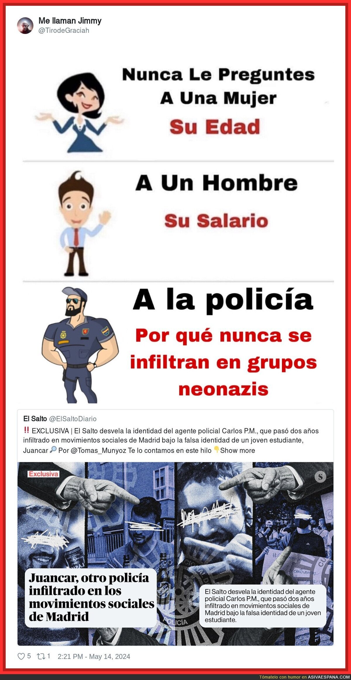 Cuidado con la Policía