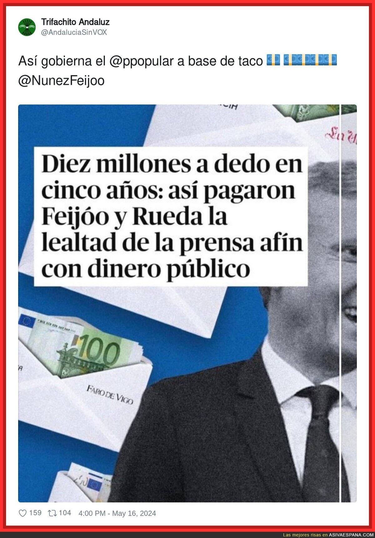 Sigue el cachondeo en el PP