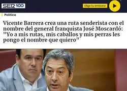 Vicente Barrera, Fascista de Primera. Ya lo cantaban 'Los Chikos del Maiz'