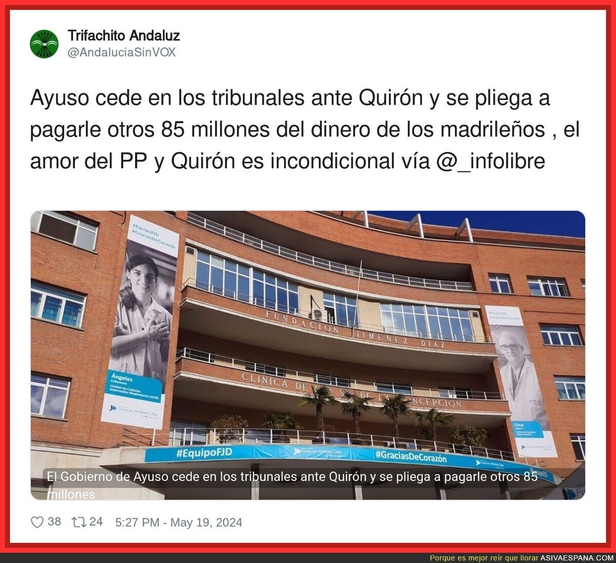 Ayuso lo ha vuelto a hacer