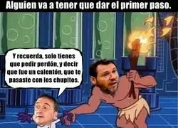 El que rompió los puentes, que los arregle...