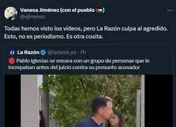 Muestran el video que contradice el titular. "La Razón" se llaman