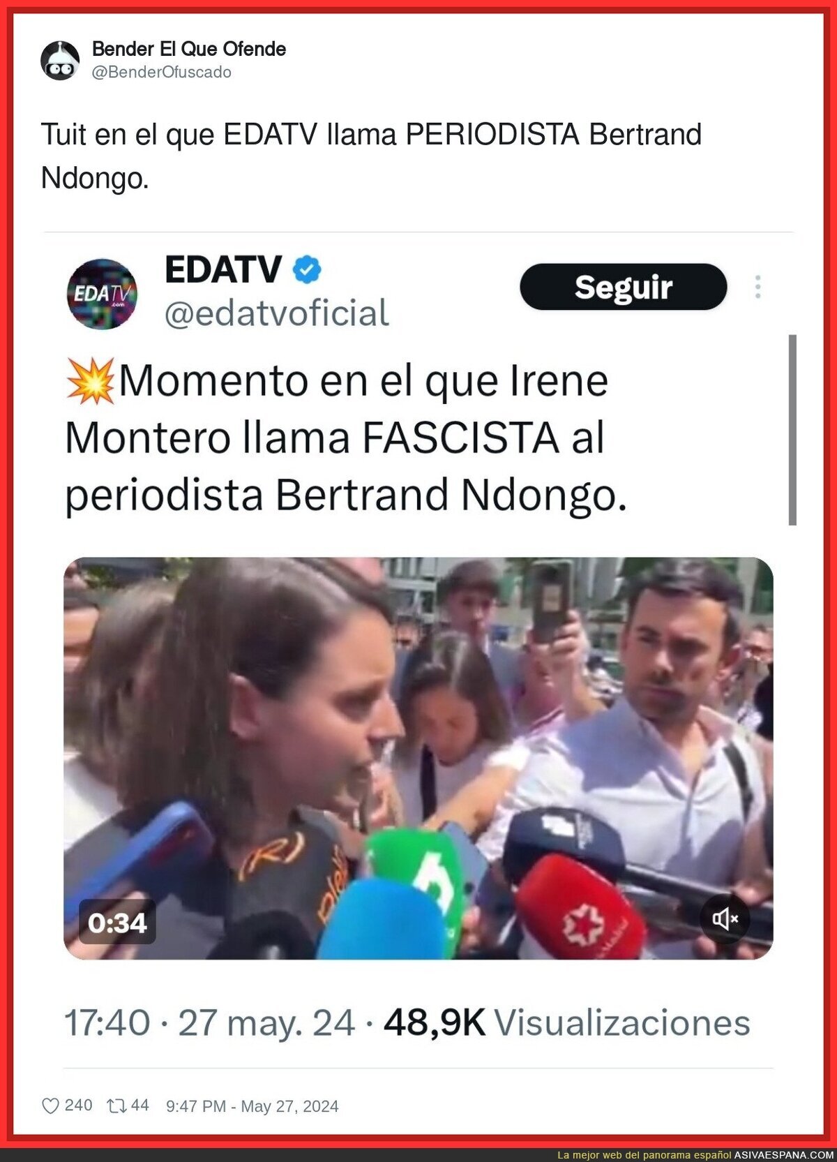 Escándalo total con EDA