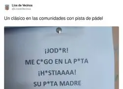 Hay que respetar los partidos de pádel