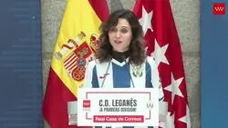 Isabel Díaz Ayuso la lía al felicitar al Leganés por subir a Primera