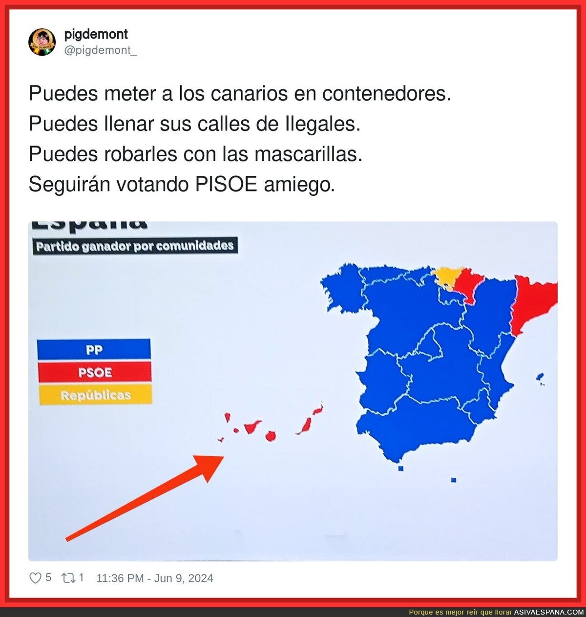Canarias aguanta de todo y sigue votando al PSOE