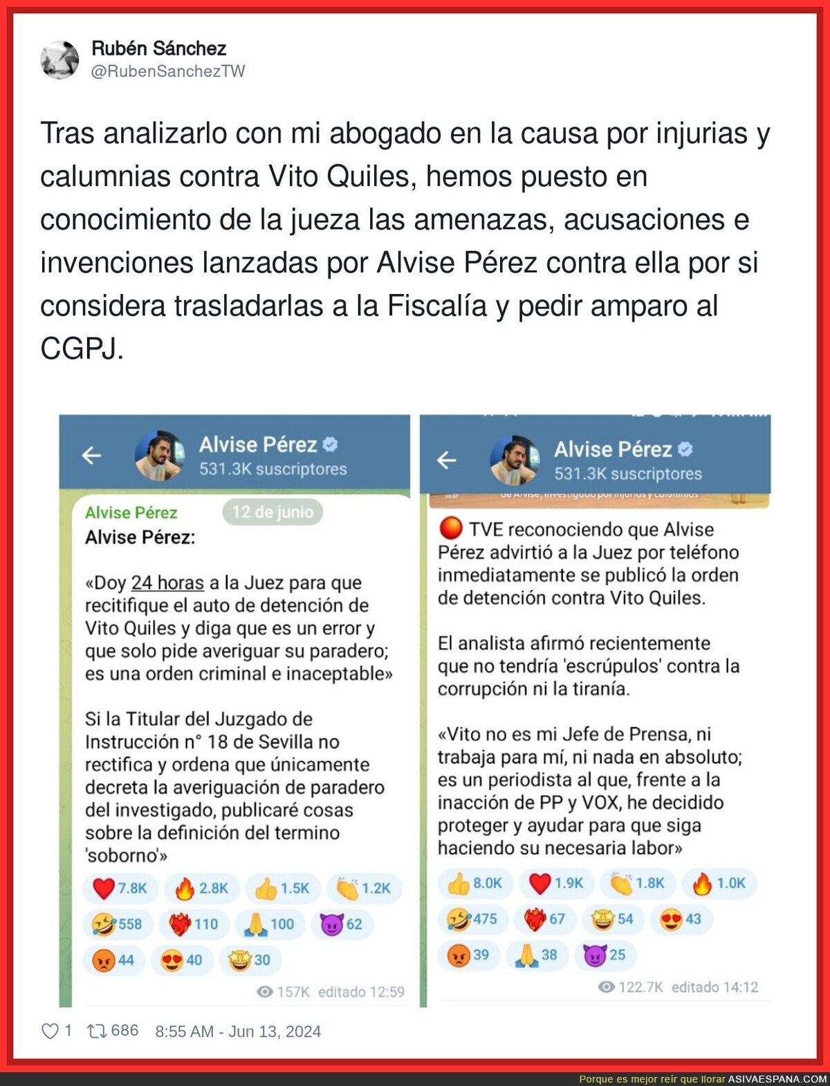 A Alvise Pérez se le va a terminar la tontería