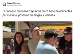 Vaya pieza el que va amenazando a Fonsi Loaiza