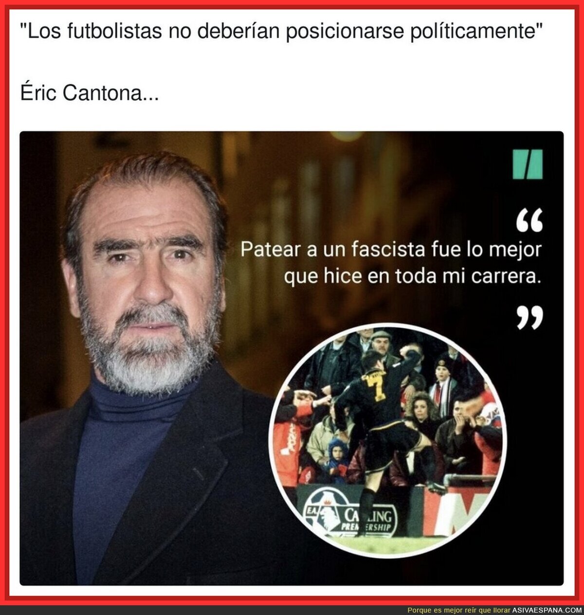 Los futbolistas si deben posicionarse políticamente