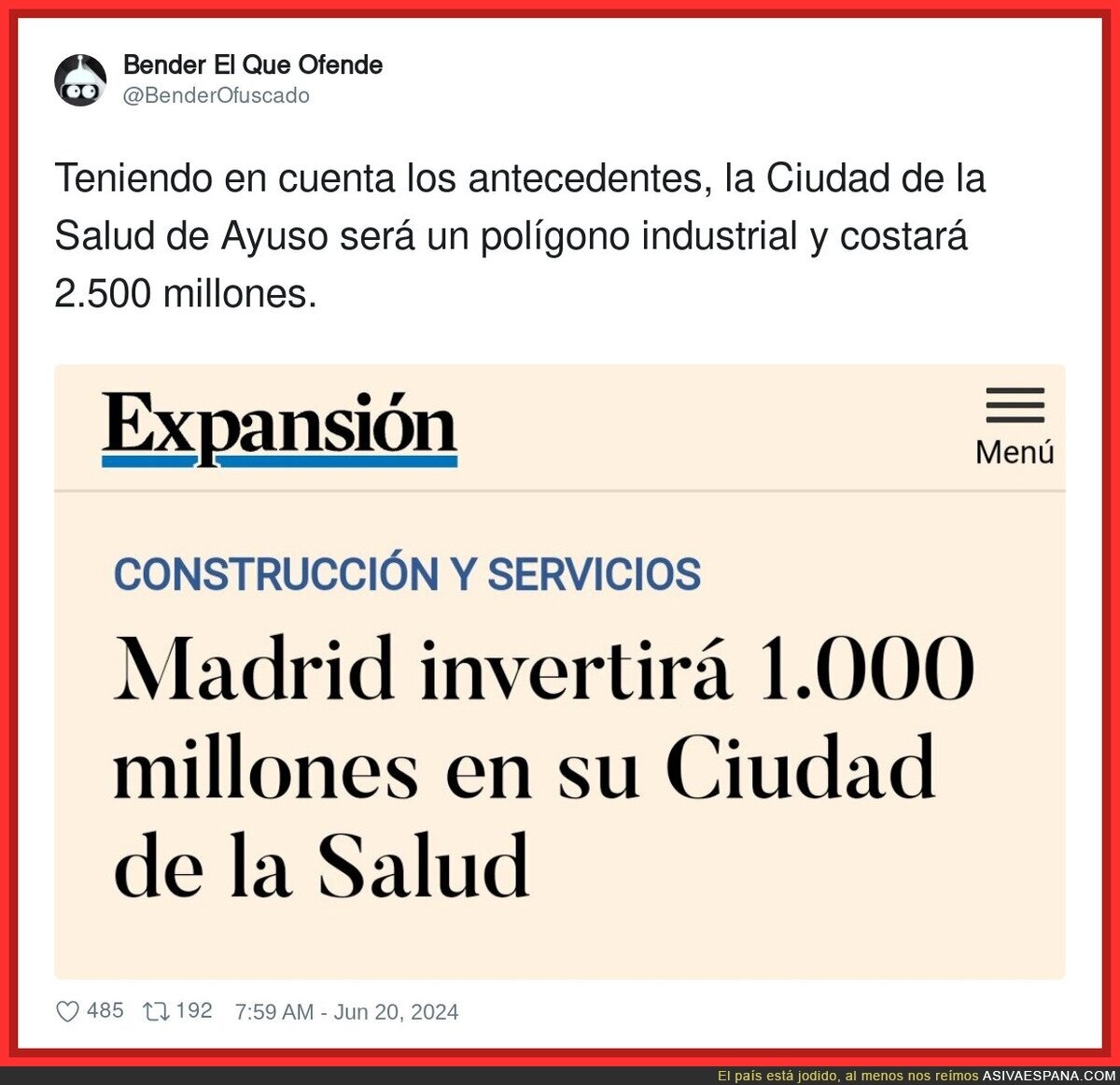 Todas las inversiones de Madrid salen regulinchi