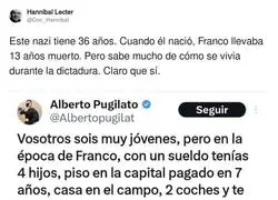 La ignorancia de a quienes les gusta la dictadura de Franco