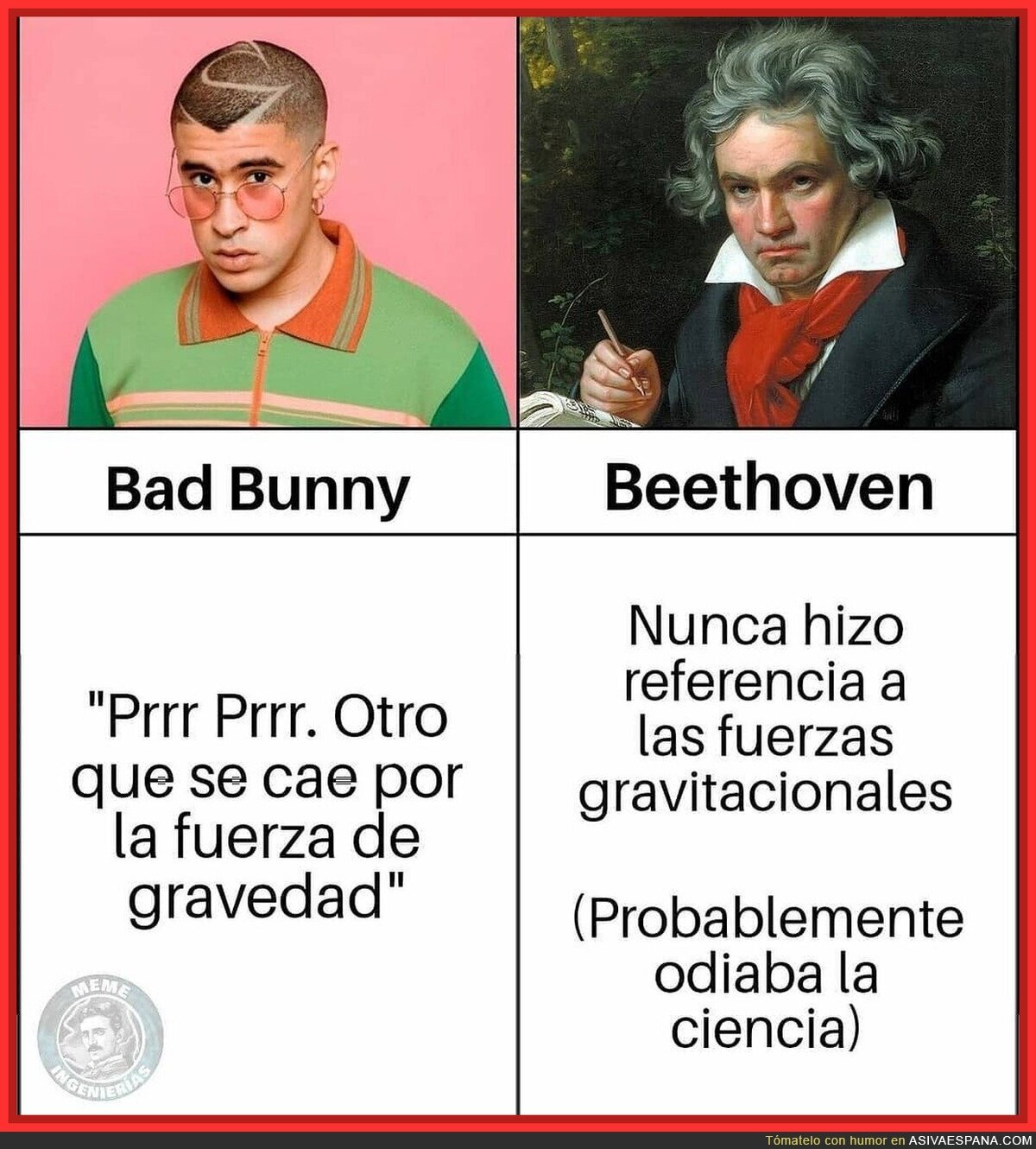 Diferencias entre Bad Bunny y Beethoven