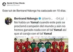 Bertrand Mondongo ha quedado retratado con Lamine Yamal