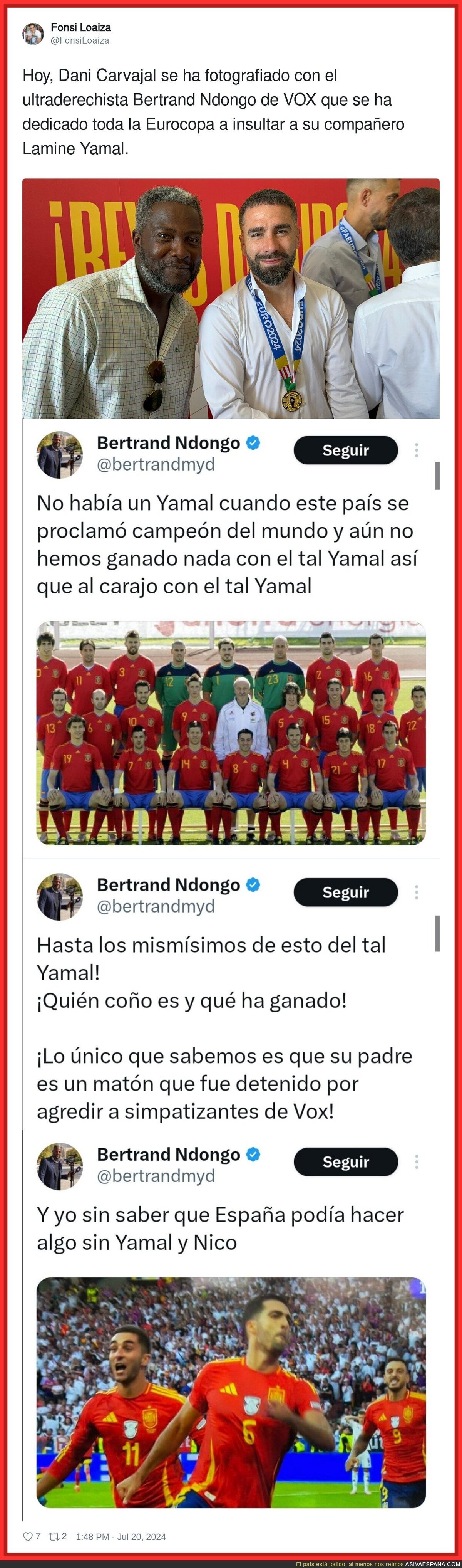 Este es el verdadero Dani Carvajal