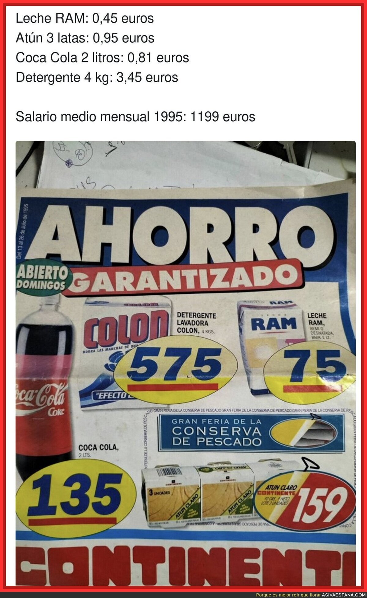 Así ha cambiado la vida desde 1995