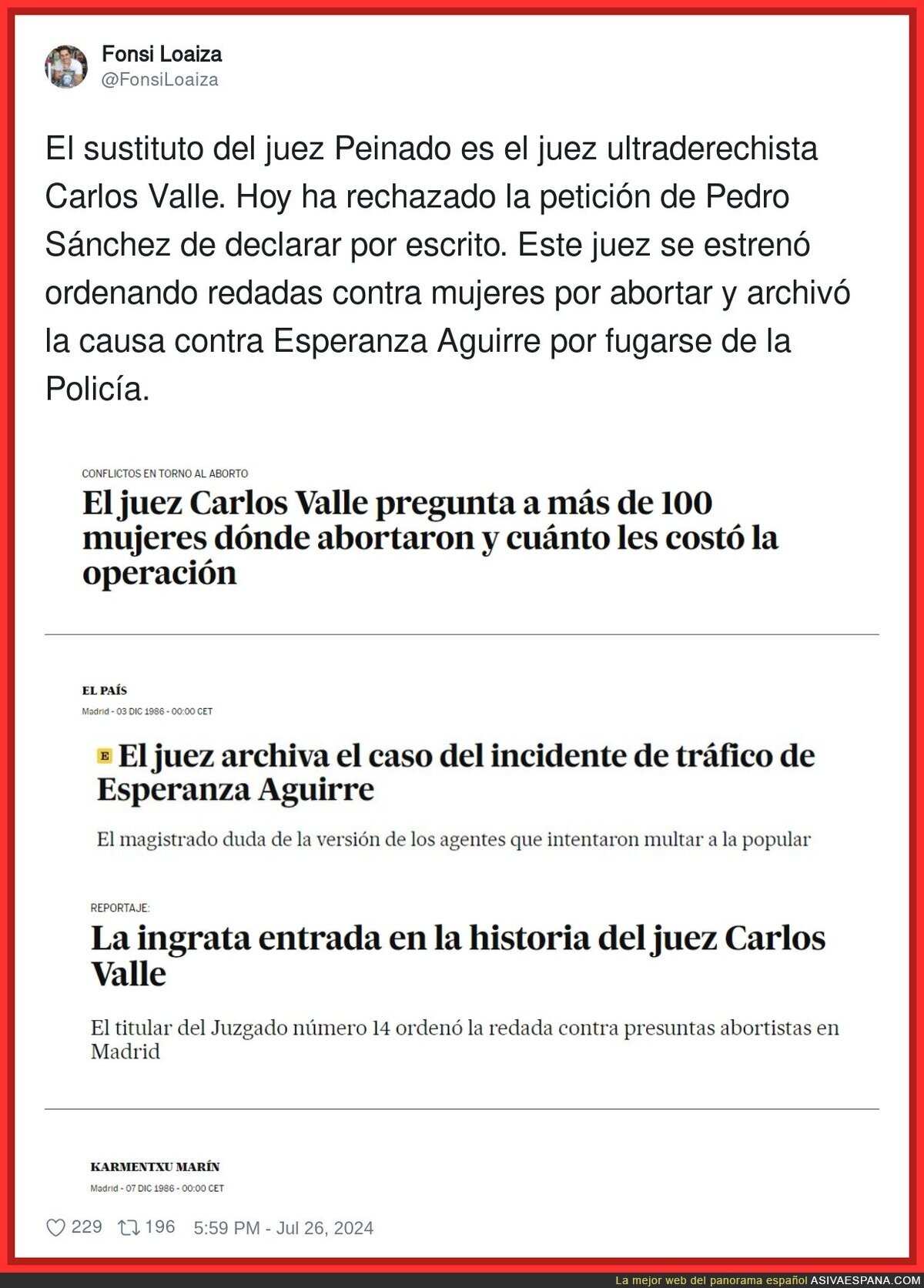 Así es Carlos Valle, el sustituto del juez Peinado