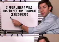 Pablo González liberado en un intercambio de prisioneros