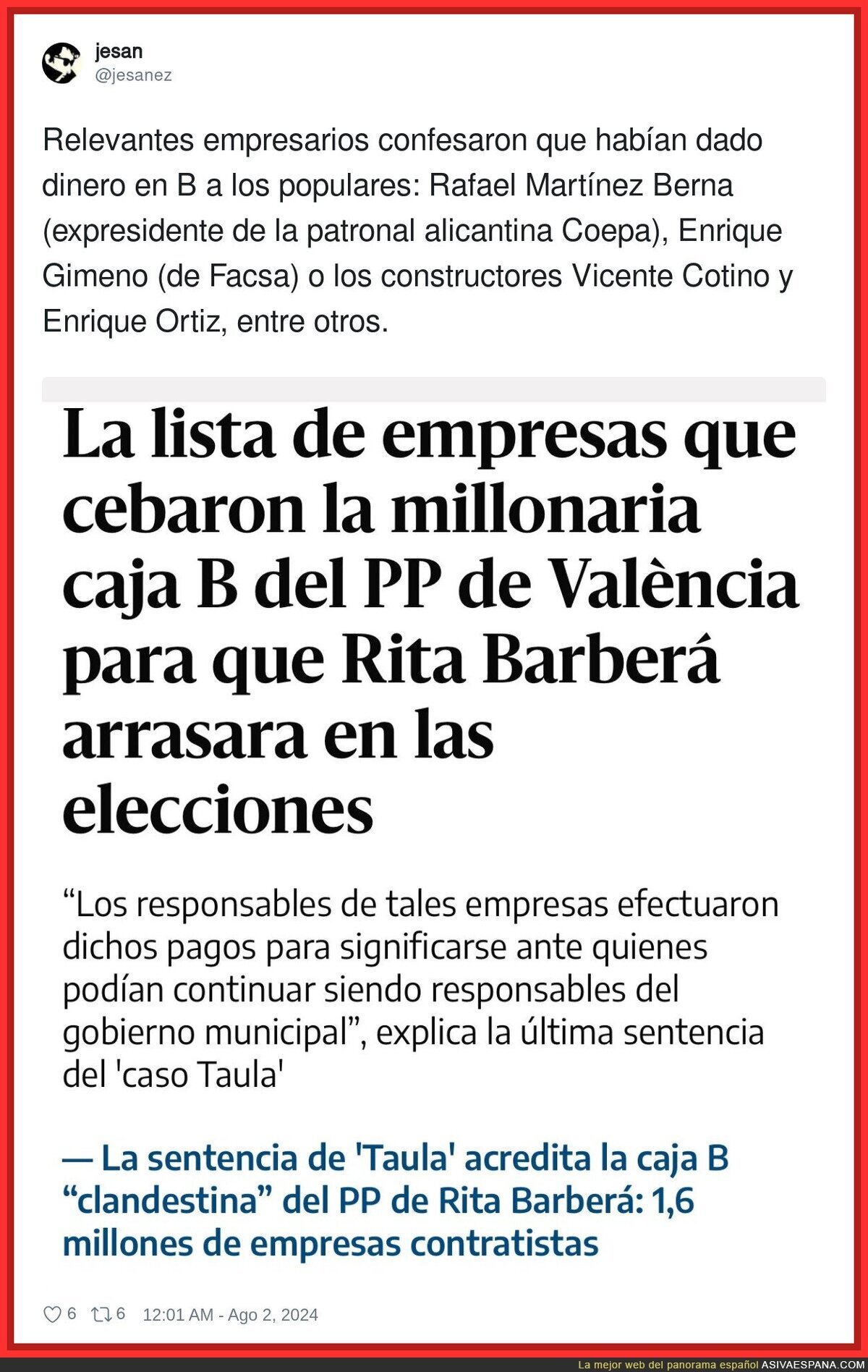 Así fue el dopaje electoral del PP en Valencia