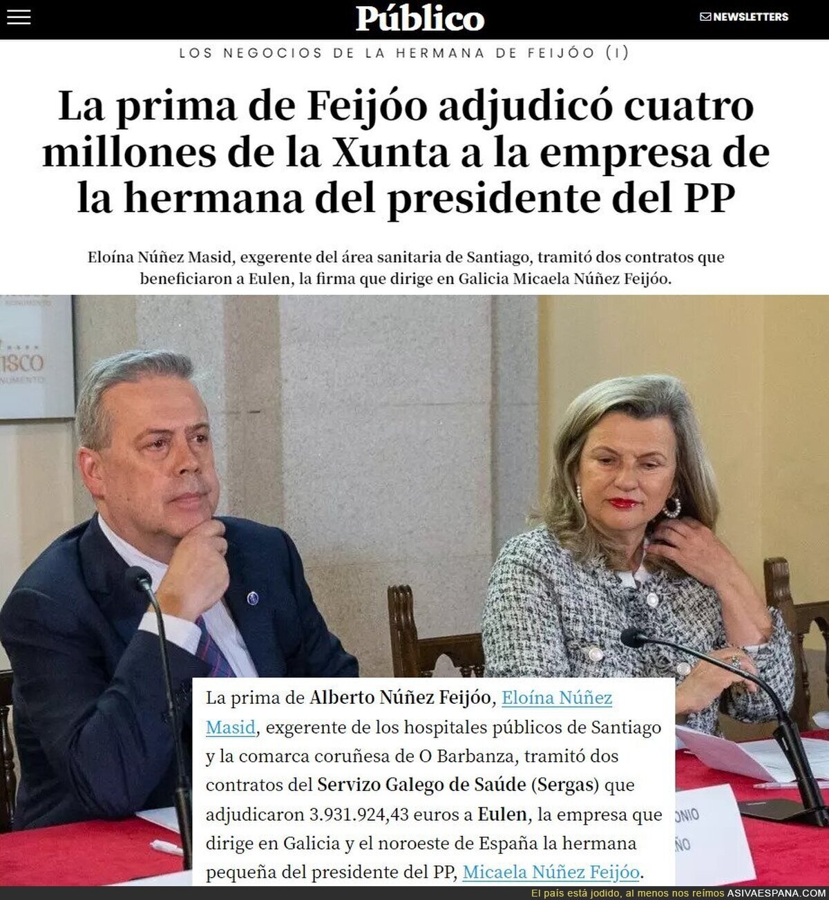 "La famiglia" del PP gallego