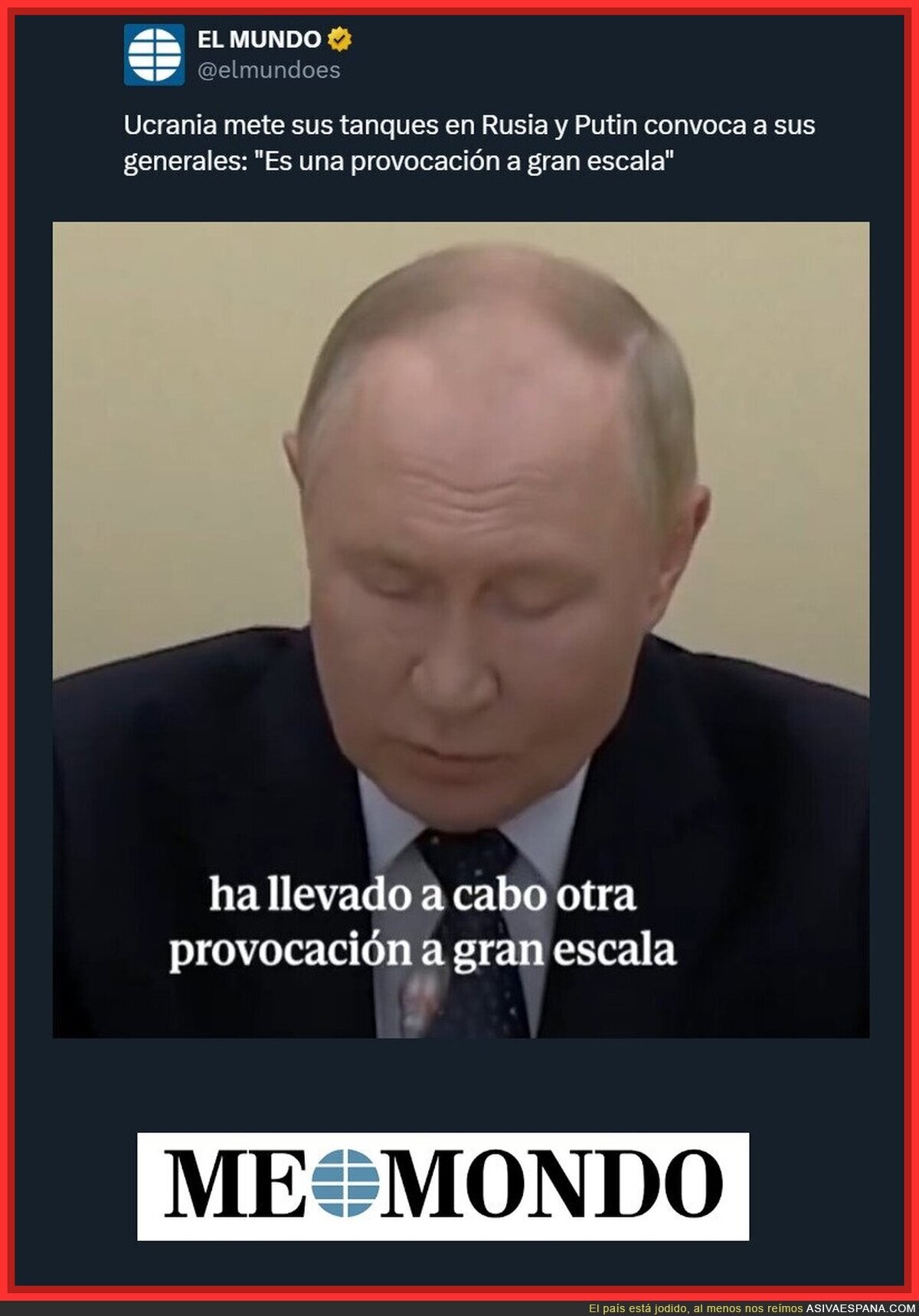 ¿En serio, Putin?