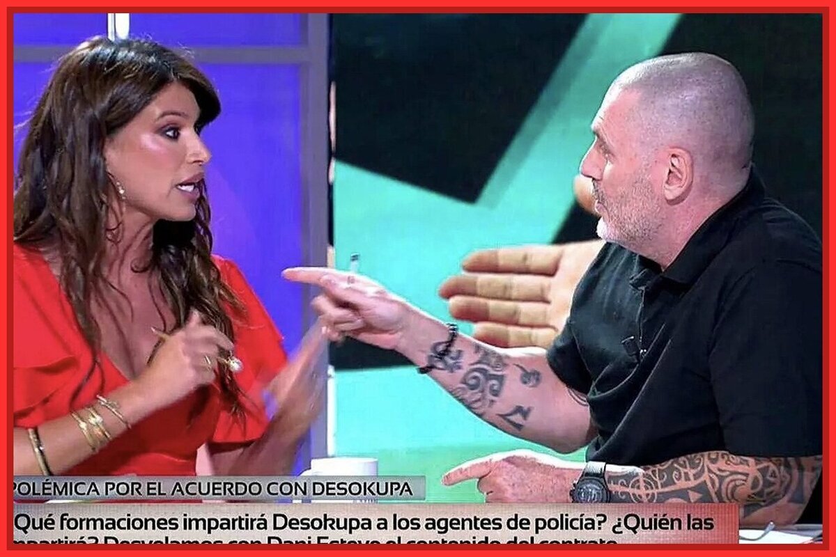 Sonia Ferrer se enzarza con Daniel Esteve de Desokupa en pleno directo