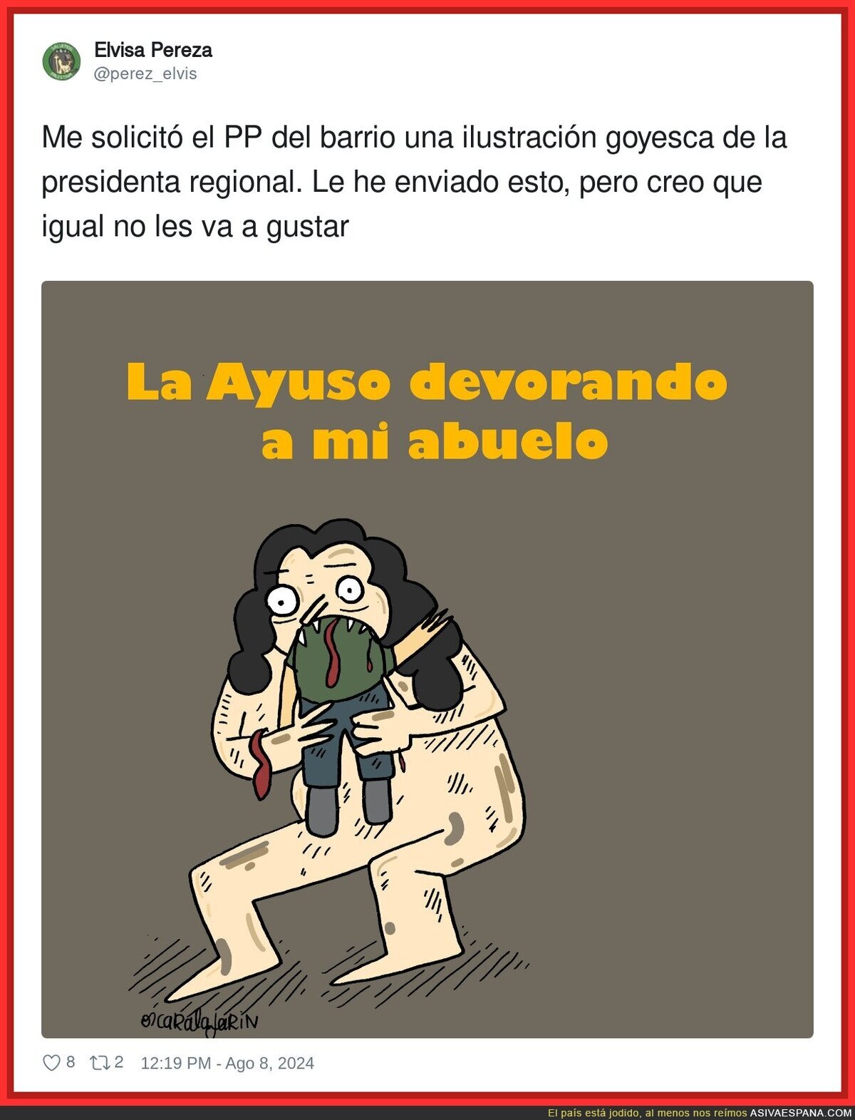 Una ilustración goyesca