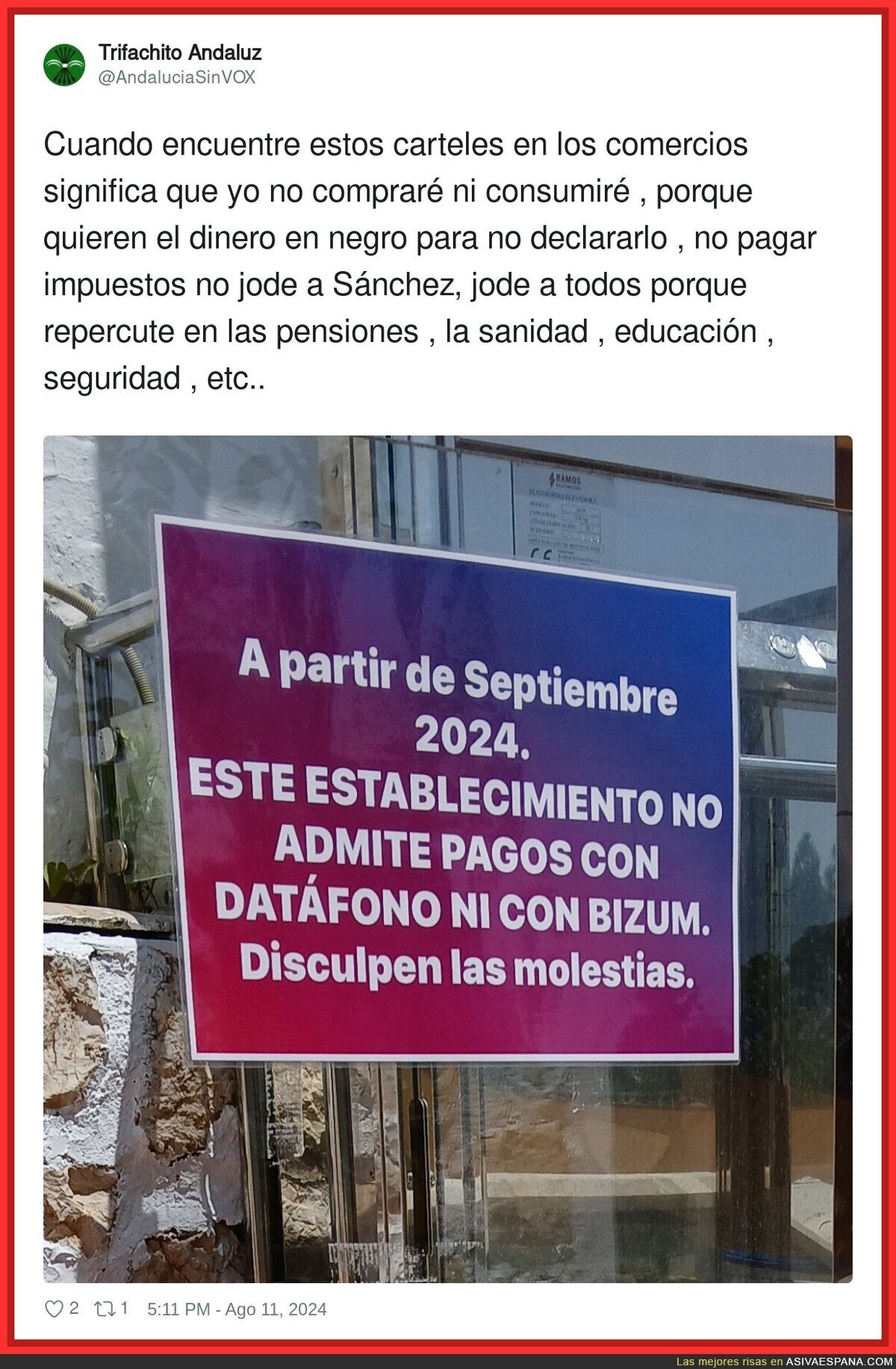 Los carteles que se empiezan a ver en algunos establecimientos