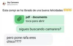 Con gente así es mejor no trabajar y que su local se hunda