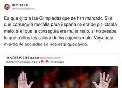 Un aplauso para ella por los grandes JJOO que ha hecho