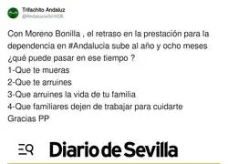 Las cosas van mal con Moreno Bonilla