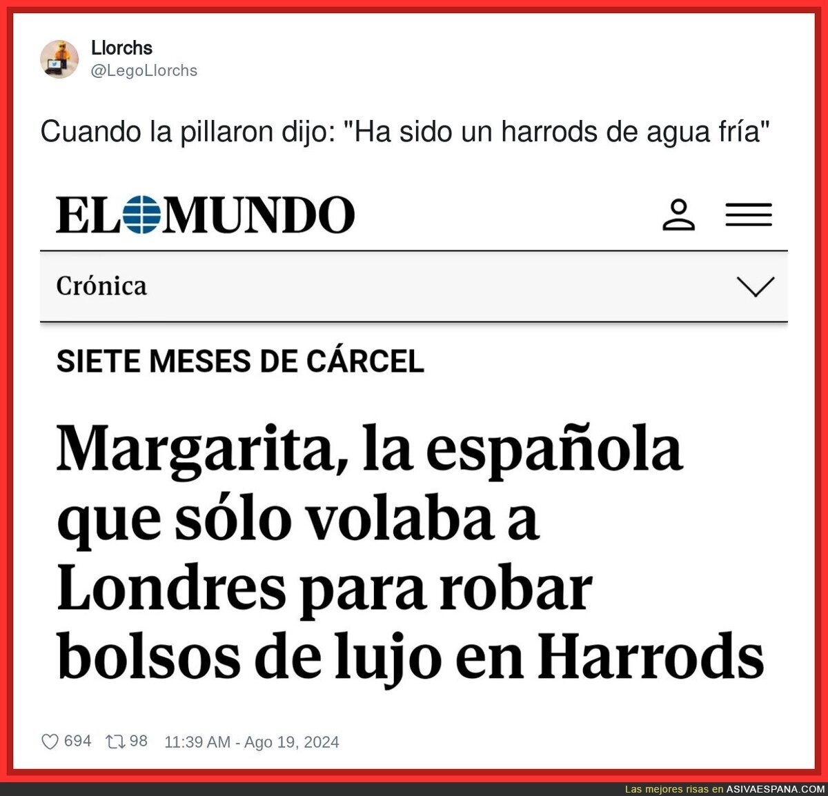 Una española muy espabilada