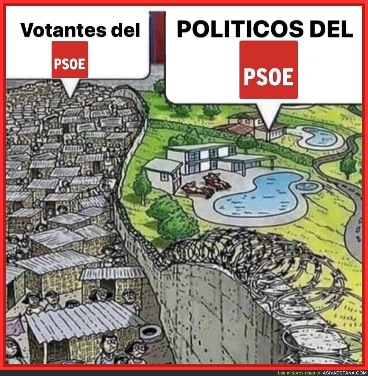 La realidad del PSOE