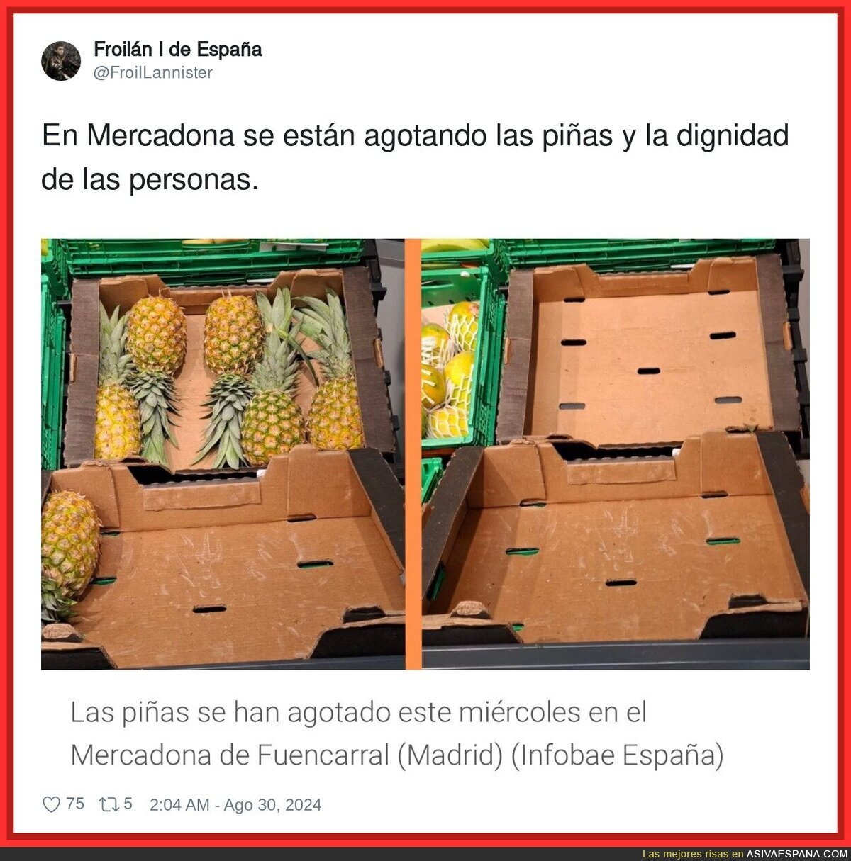 El efecto de las piñas