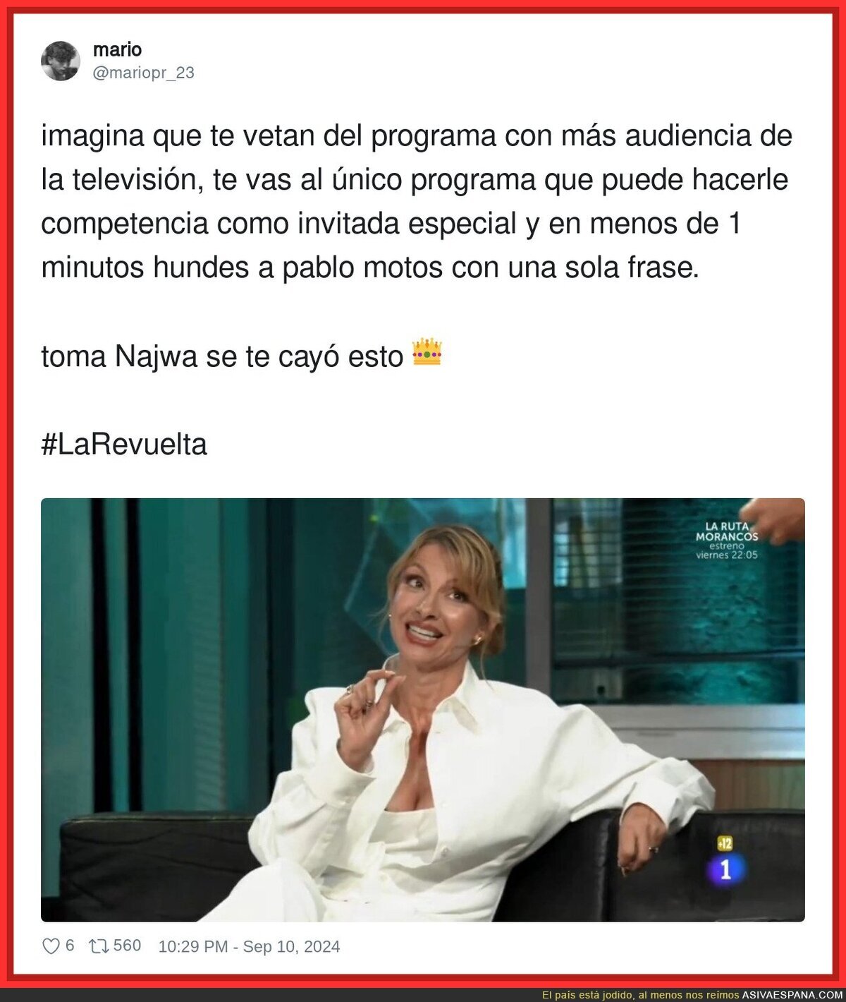 Najwa Nimri es una diosa