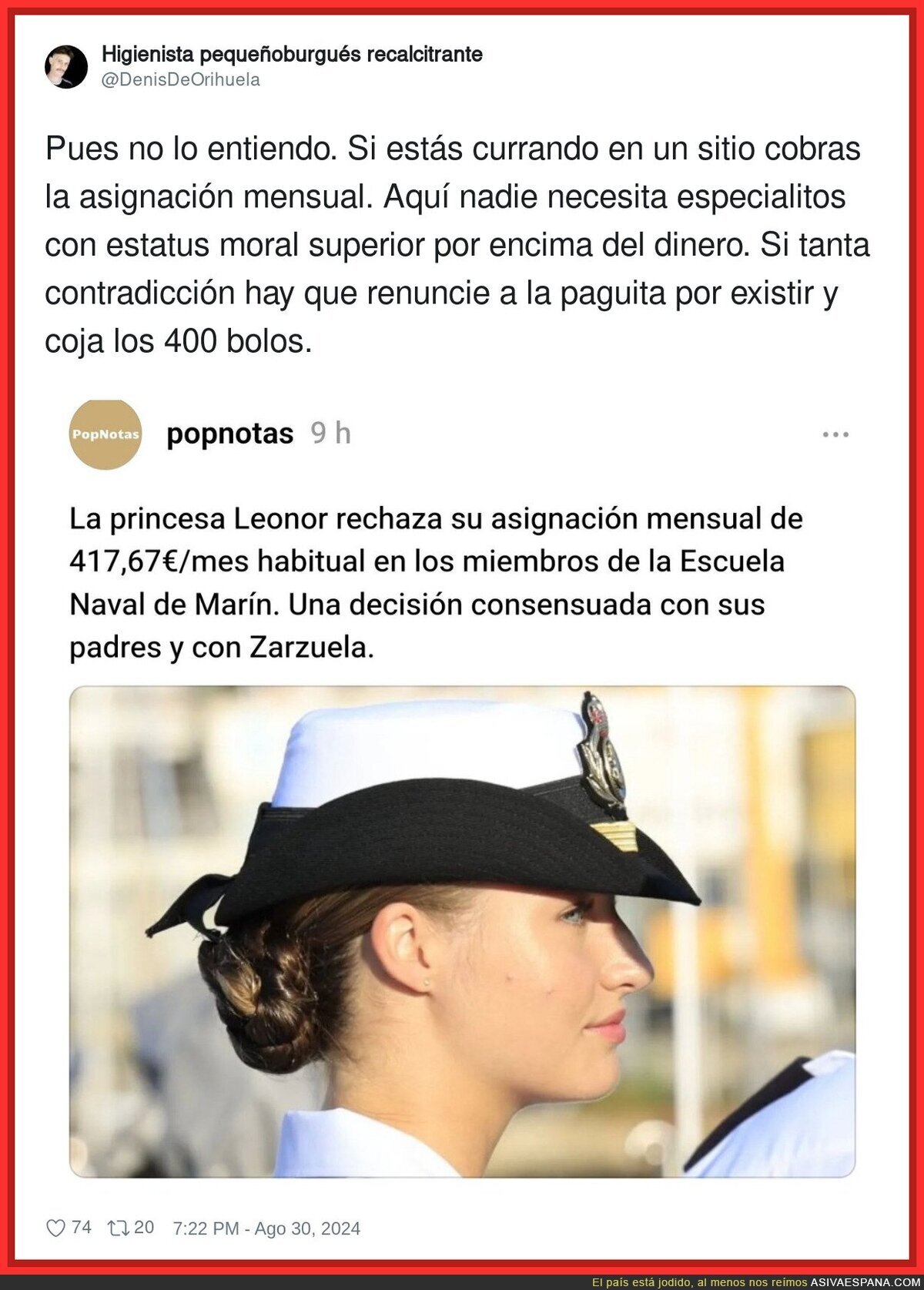 La lección que quiere dar Leonor y la Casa Real