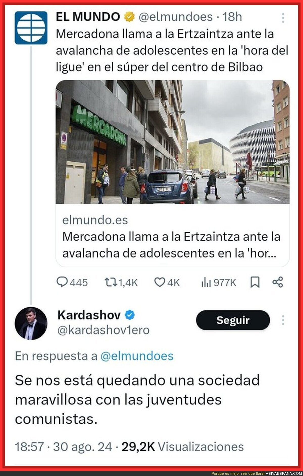 El comunismo y la compra de piñas