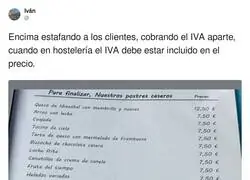 Así se estafa literalmente a los clientes