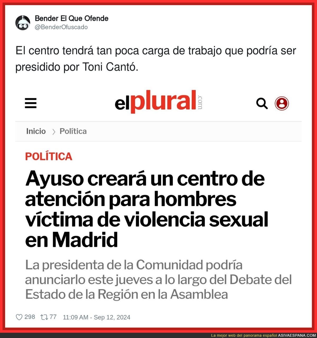 Las prioridades Ayuso