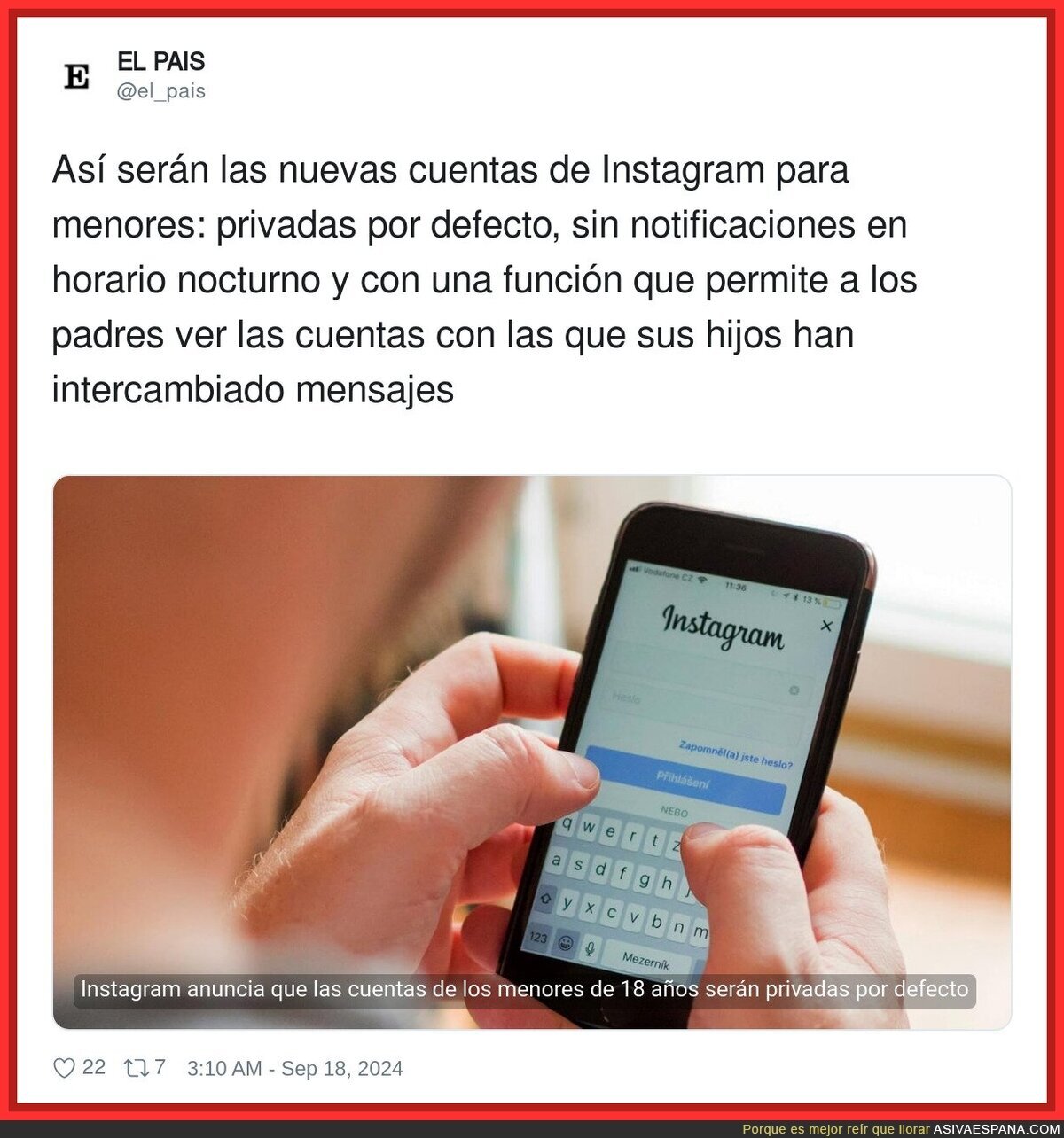 Así será Instagram para menores