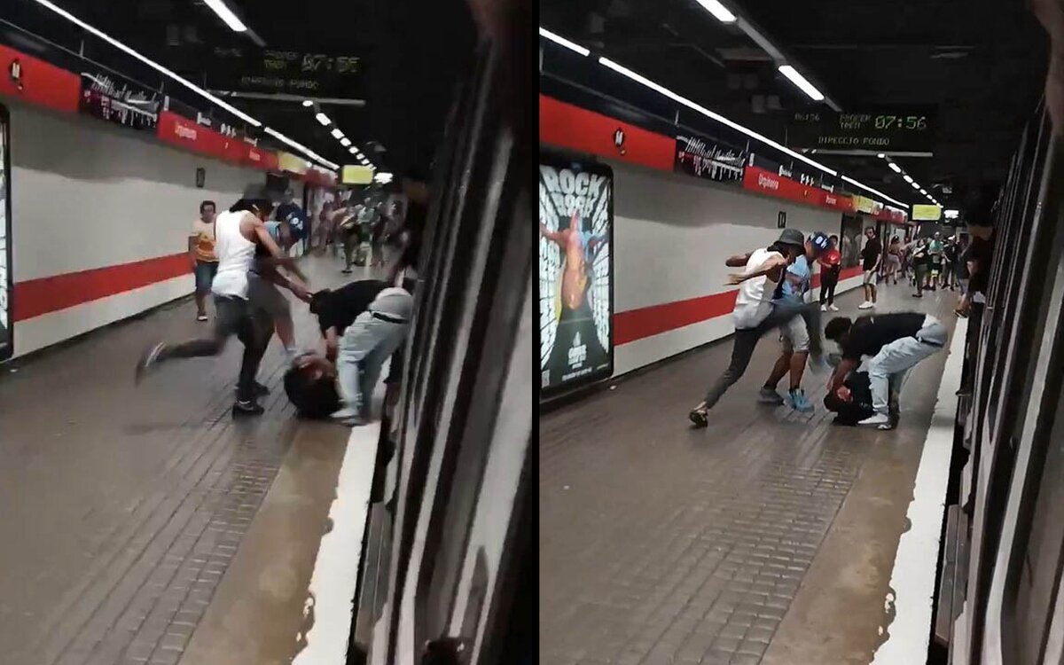 Pegan una paliza a un chaval en el metro de Barcelona