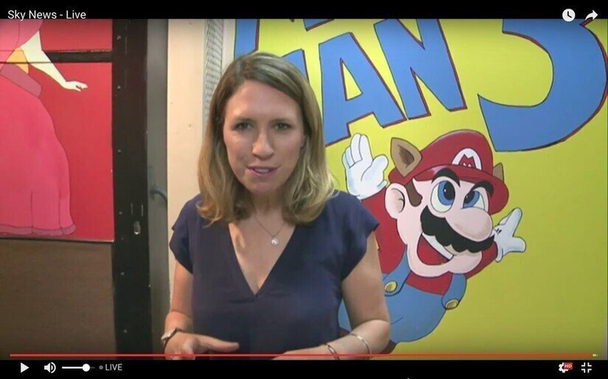 Sale a la luz un bunker antinuclear repleto de dibujos de Super Mario