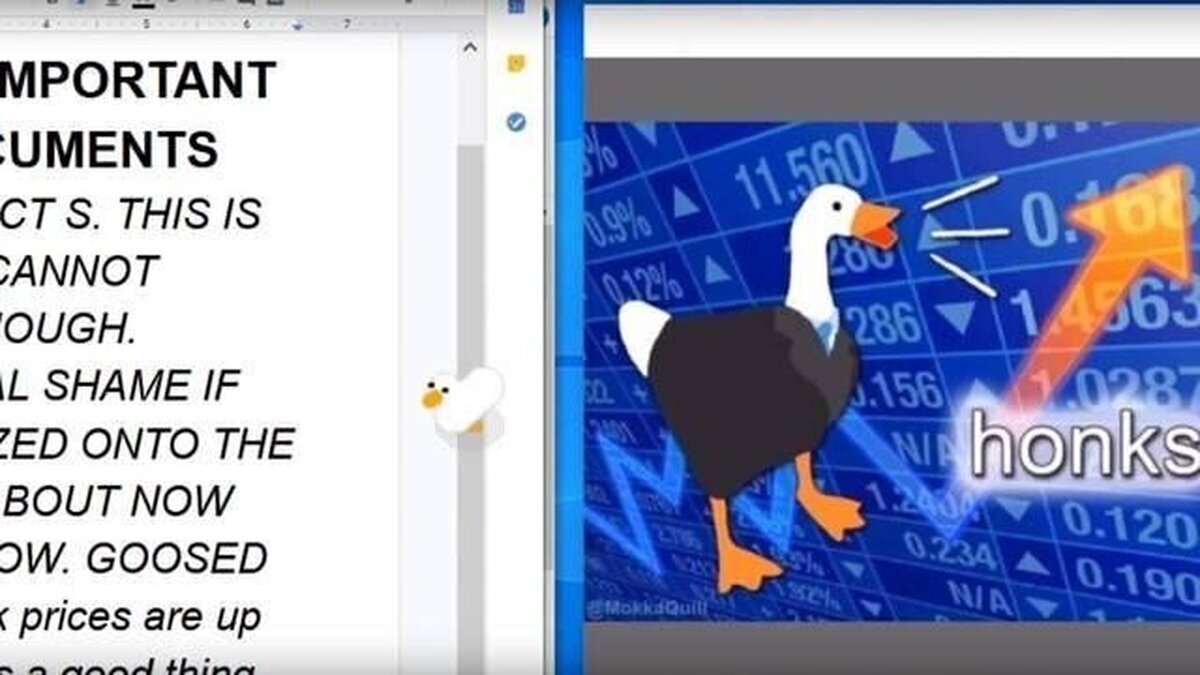 El ganso la está liando en el PC de todo el mundo. Ojo porque esto es genial para trollear a tus colegas