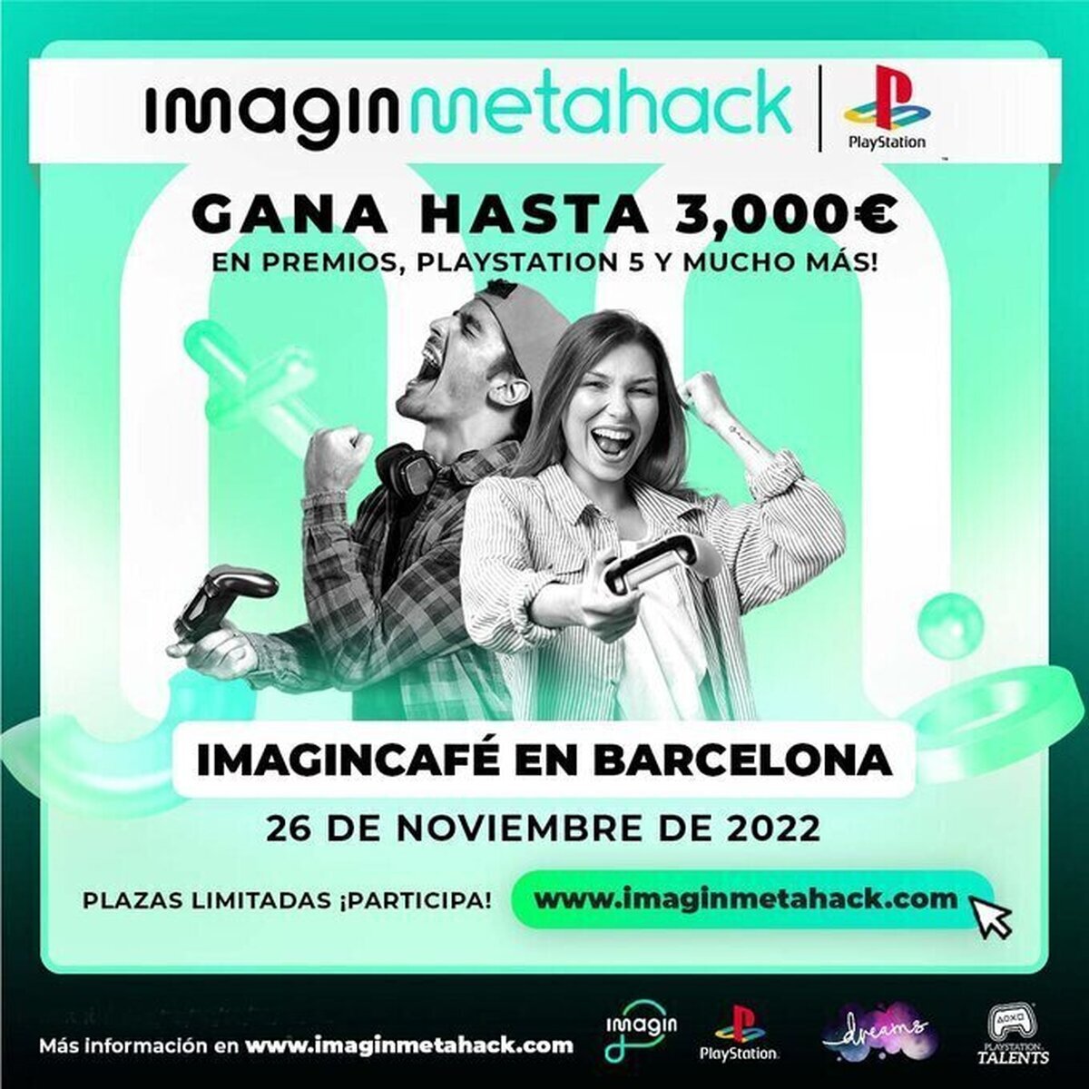 Imagin y PlayStation se alían para fomentar el desarrollo de videojuegos en el metaverso